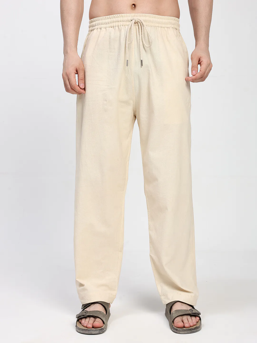 Beige Trousers